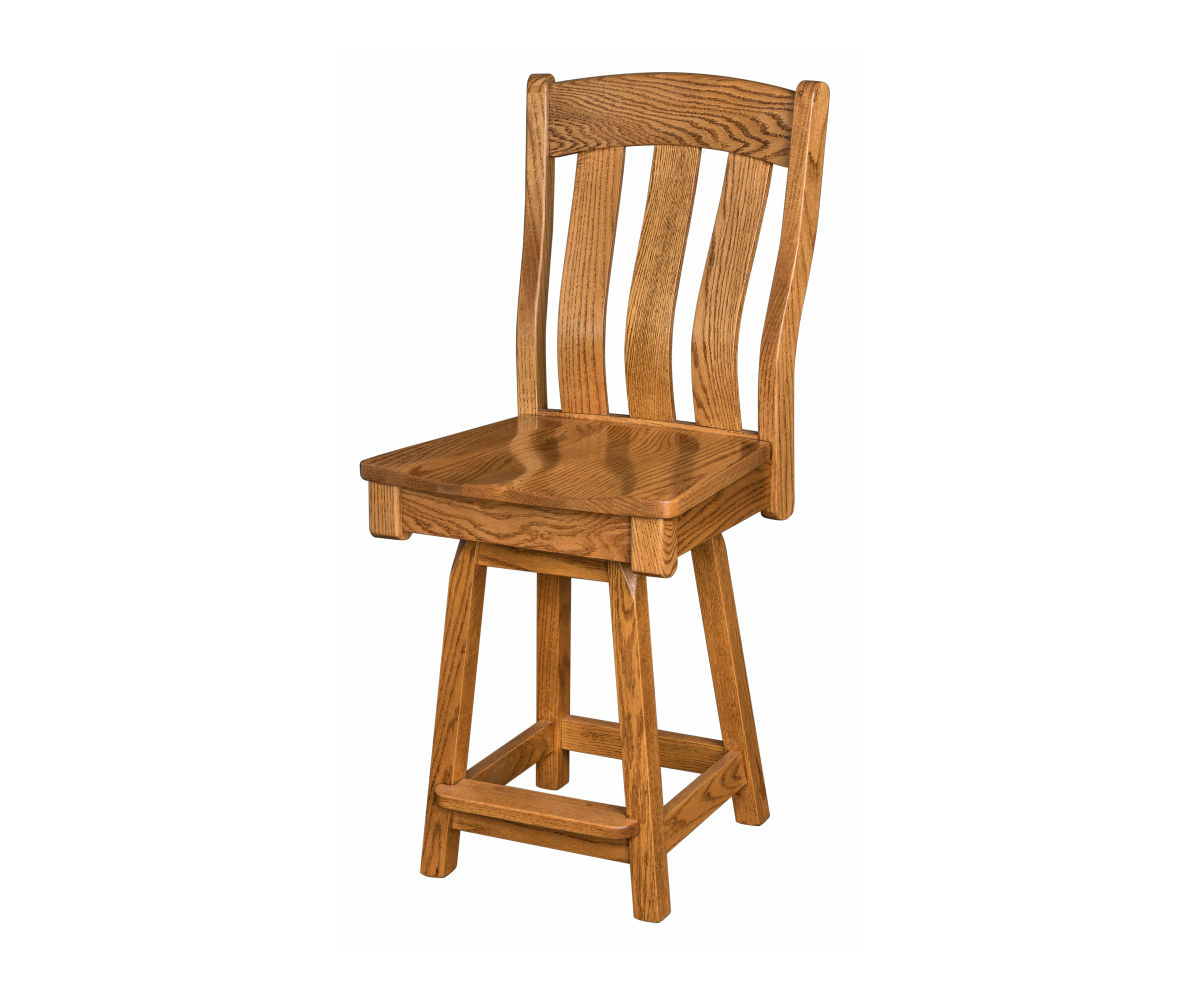 Abilene 24" Swivel Bar Stool Dovetails Furniture