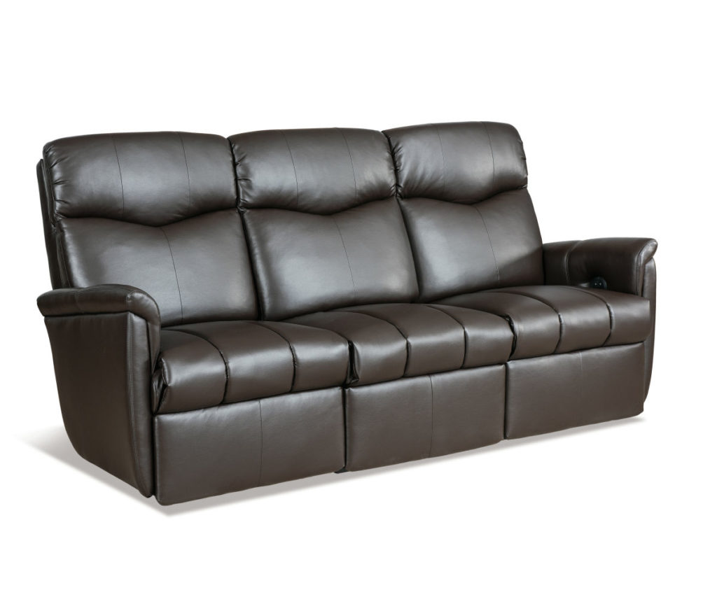 Lux Wall Hugging Reclining Sofa with Fold Down Back and Drawer