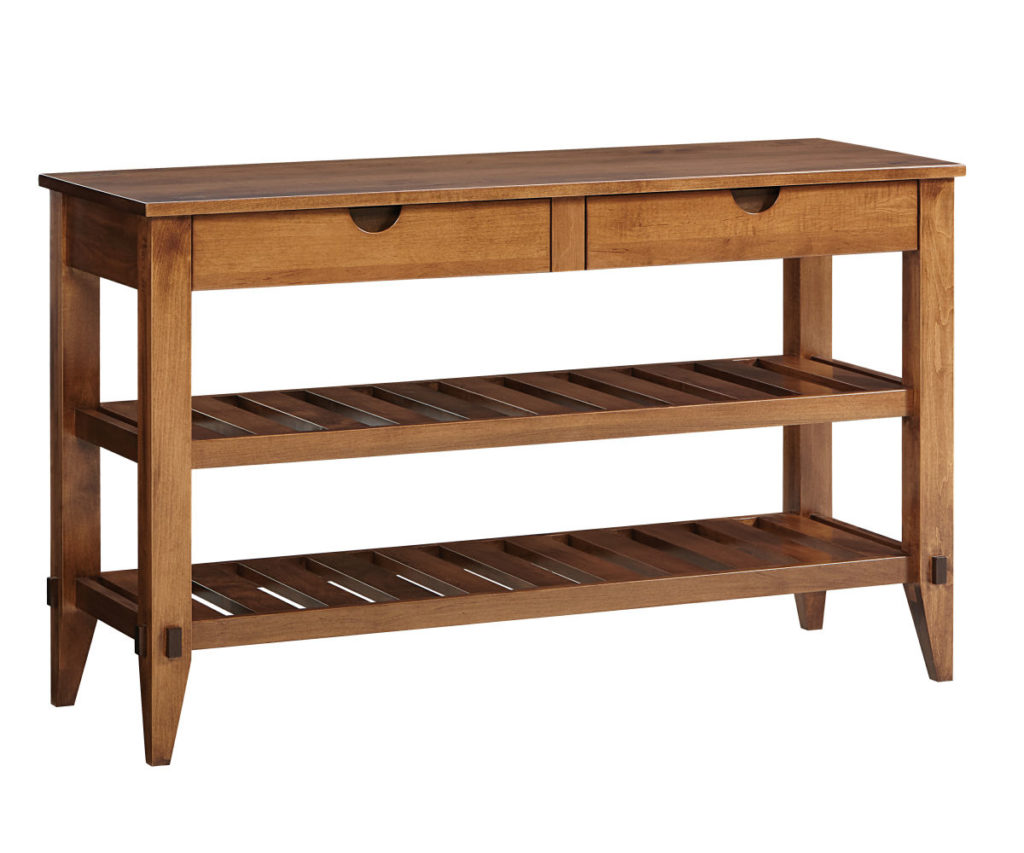 Simplicity 2 Drawer Console Table Dovetails Furniture