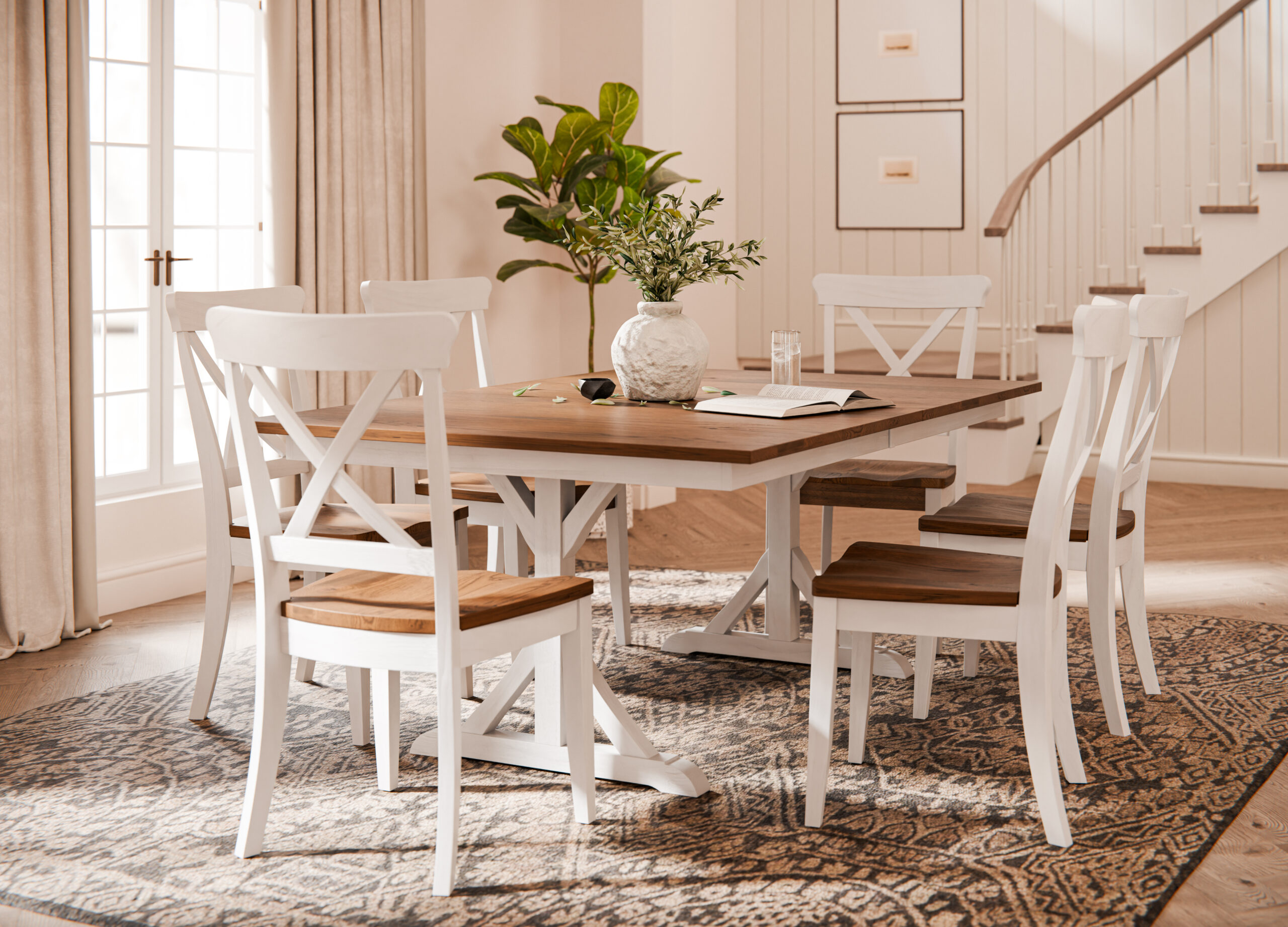 Trenton Trestle Table Collection