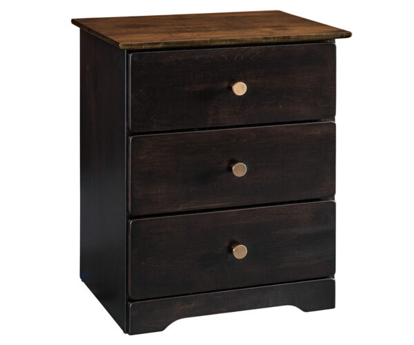 Harlow 3 Drawer Nightstand
