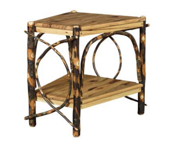 Wedge Shaped End Table