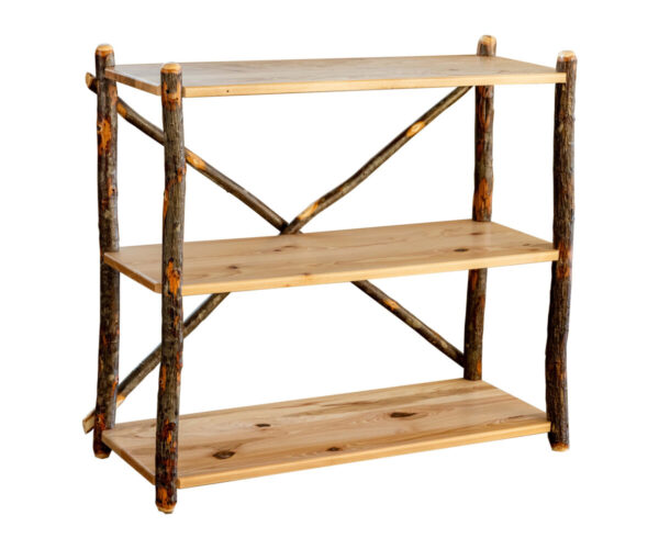 Hickory 3 Shelf Stand