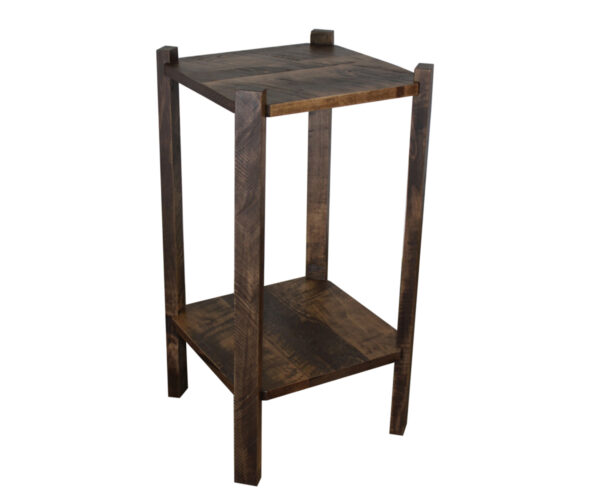 Rough Cut Maplewood Shelf Stand