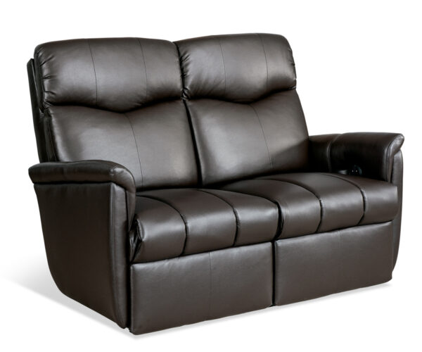 53" Lux Reclining Wallhugger Loveseat