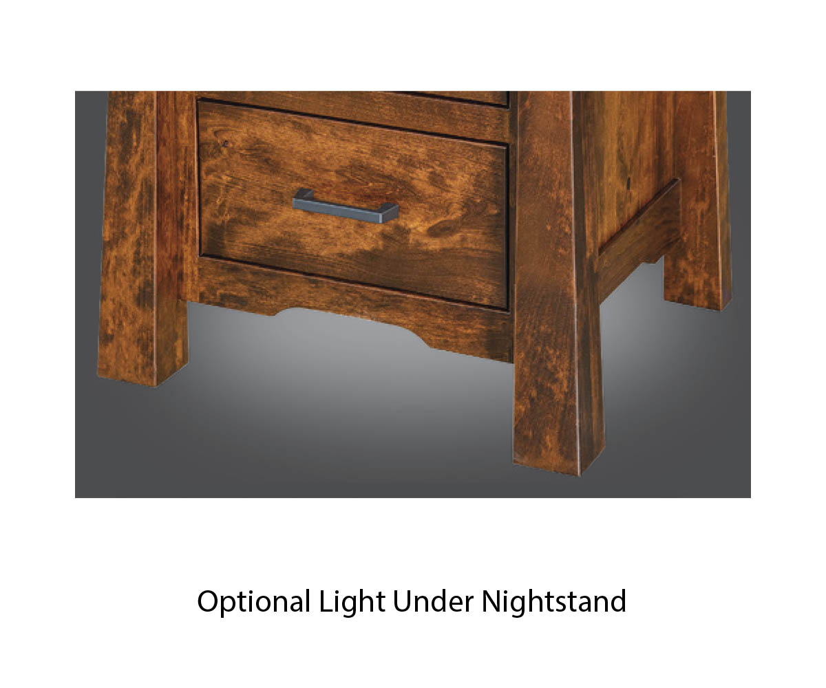 Ashton 3 Drawer Nightstand - Image 6