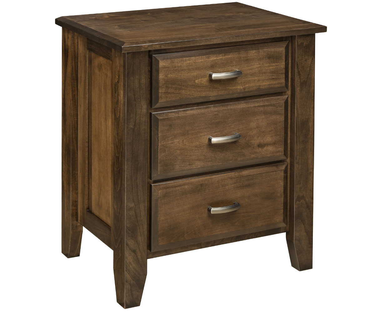 Ashton 3 Drawer Nightstand