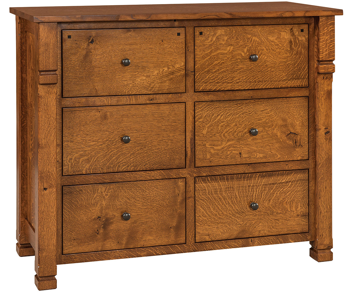 Brockport 6 Drawer Mule Dresser