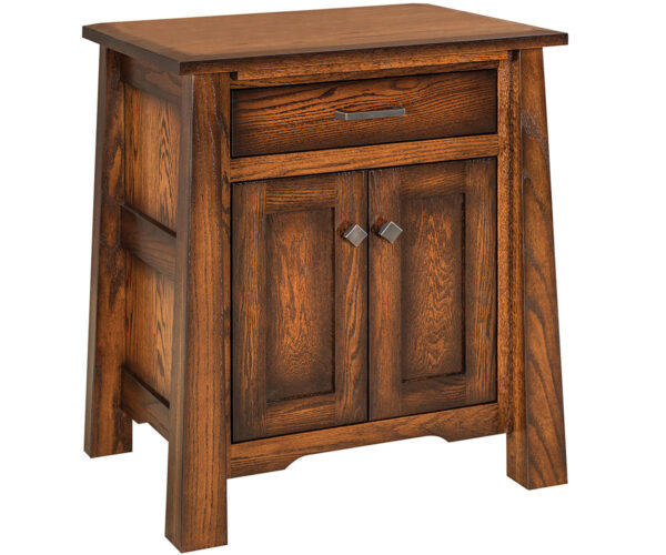 Cambridge 1 Drawer 2 Door Nightstand