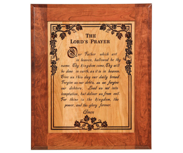 The Lords Prayer Plaque