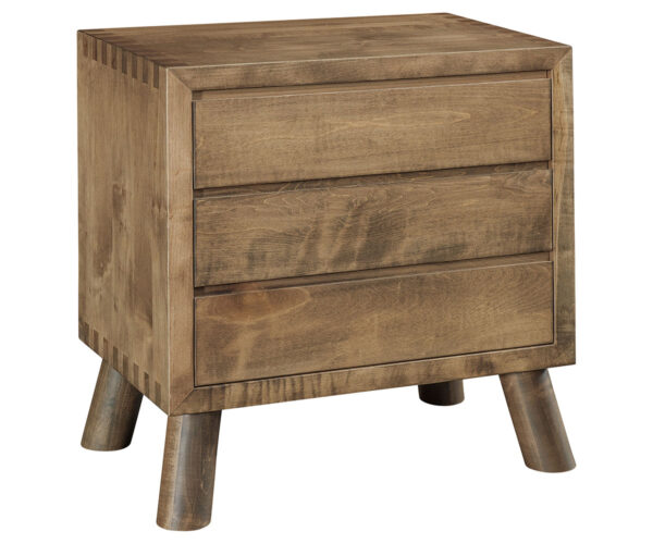 Troy 3 Drawer Nightstand