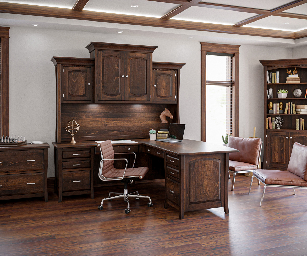 Berkley Desk with Hutch - Image 2