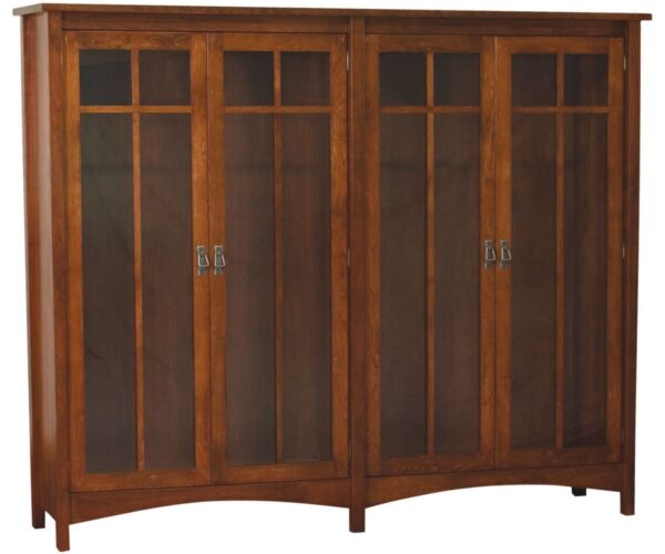 Arts & Crafts Double Bookcase