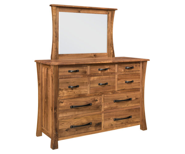 Vandalia 10 Drawer Mule Dresser