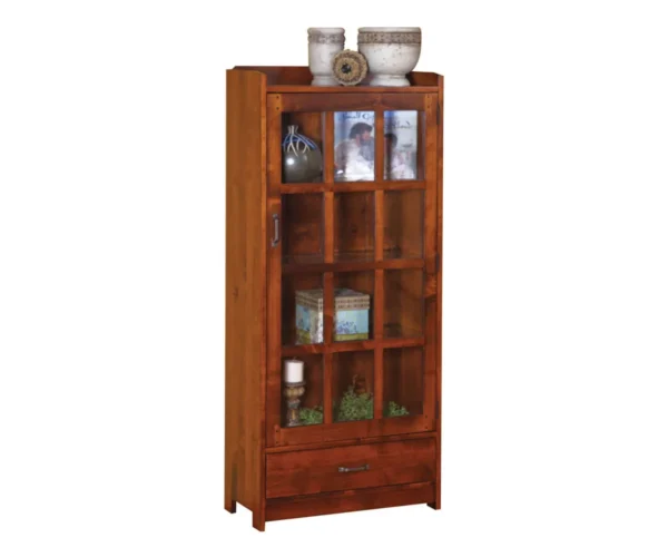Century Bookcase - 1 Door, 1 Drawer